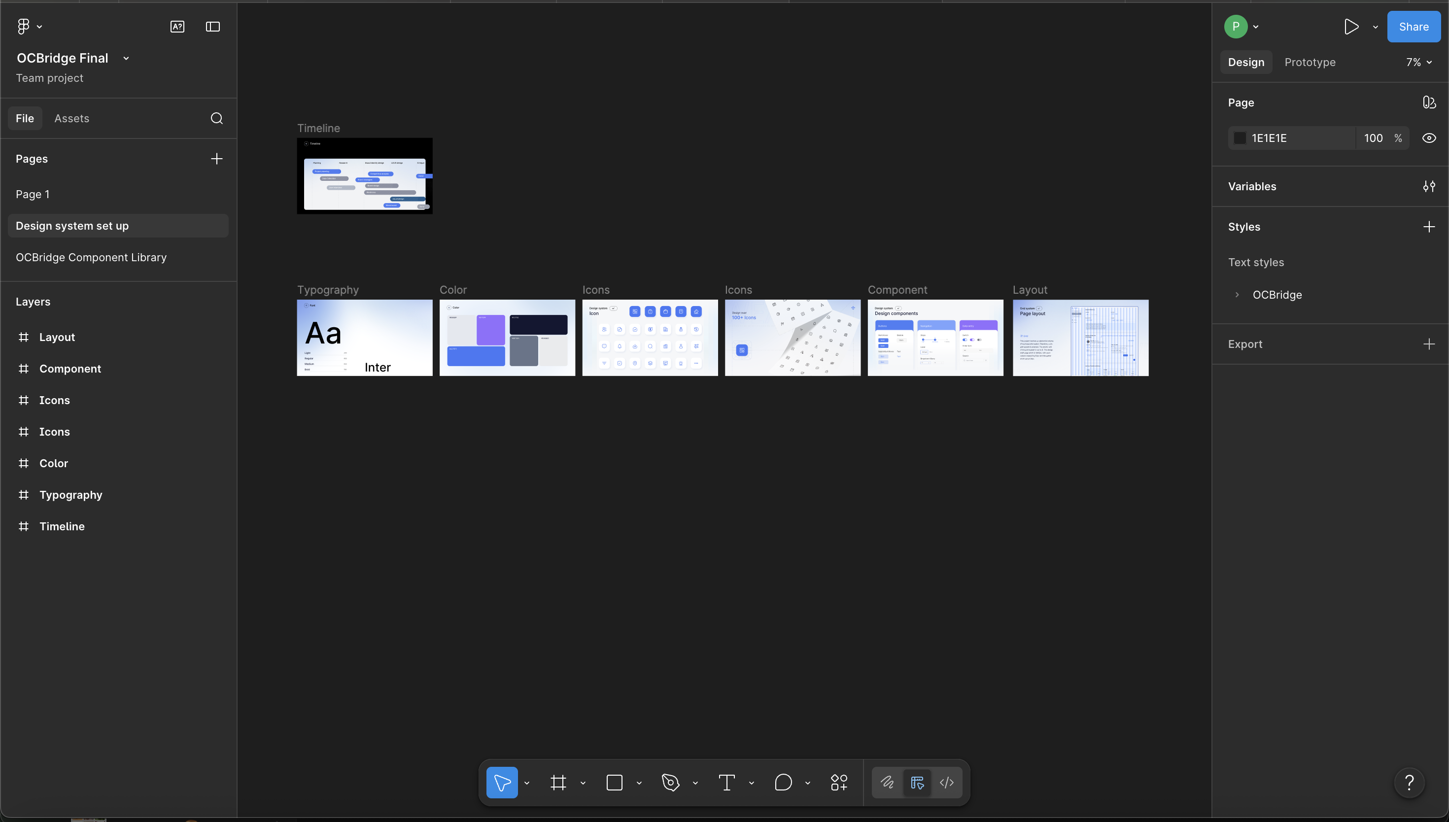 OCBridge design system setup