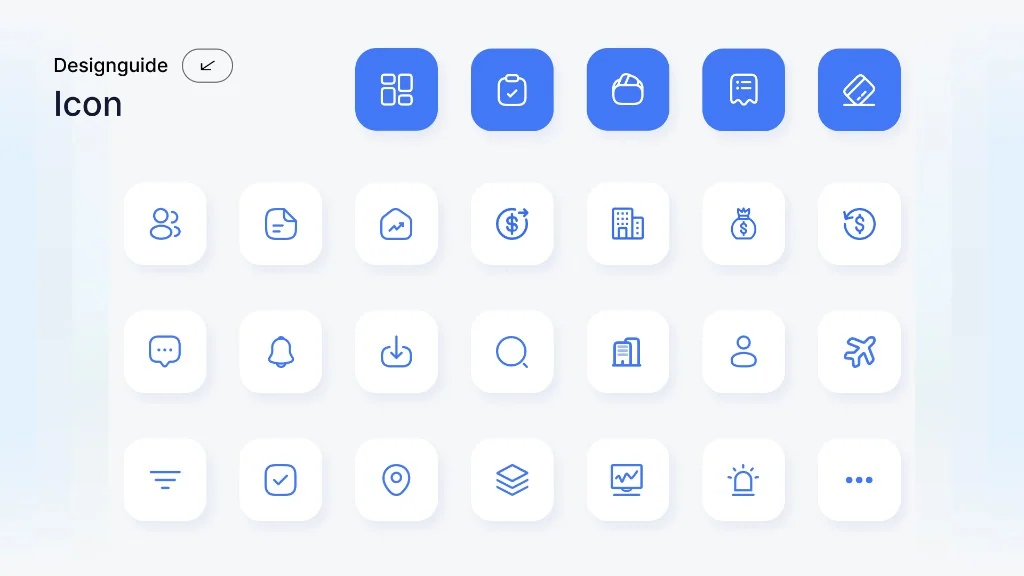 OCBridge outlined icon family